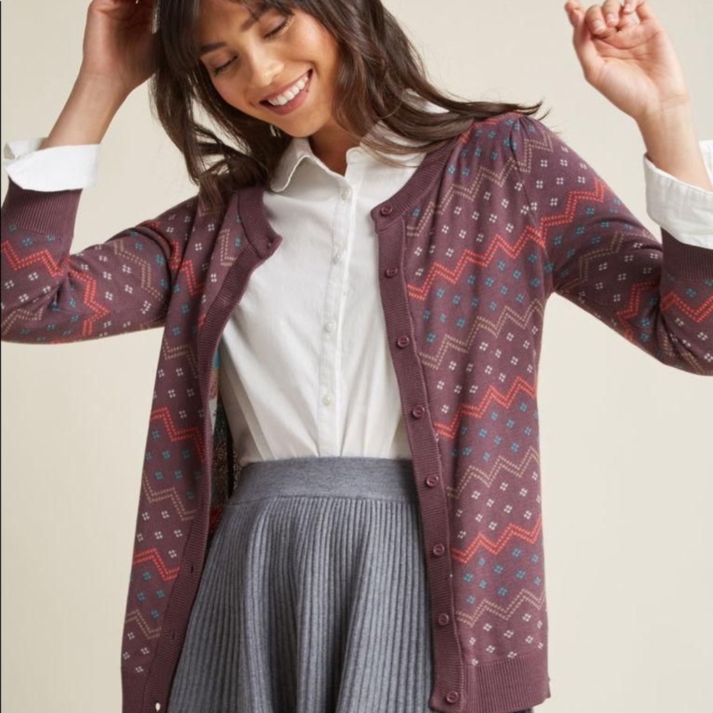 NWOT ModCloth Striped Cardigan